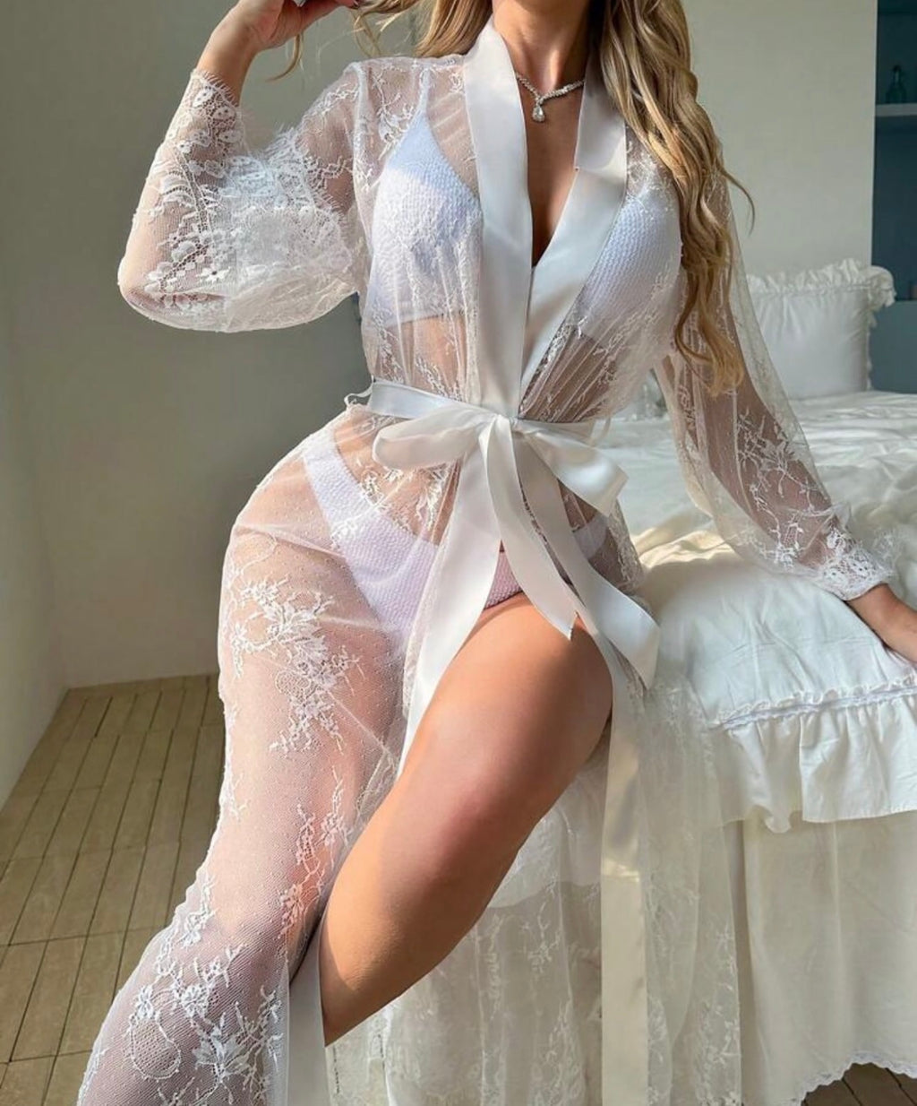 Kimono e gjatë "Silk promise "