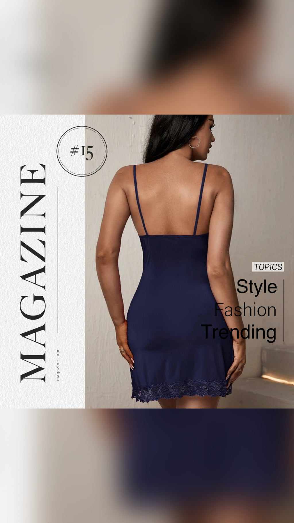 Fustan intimo blue desire