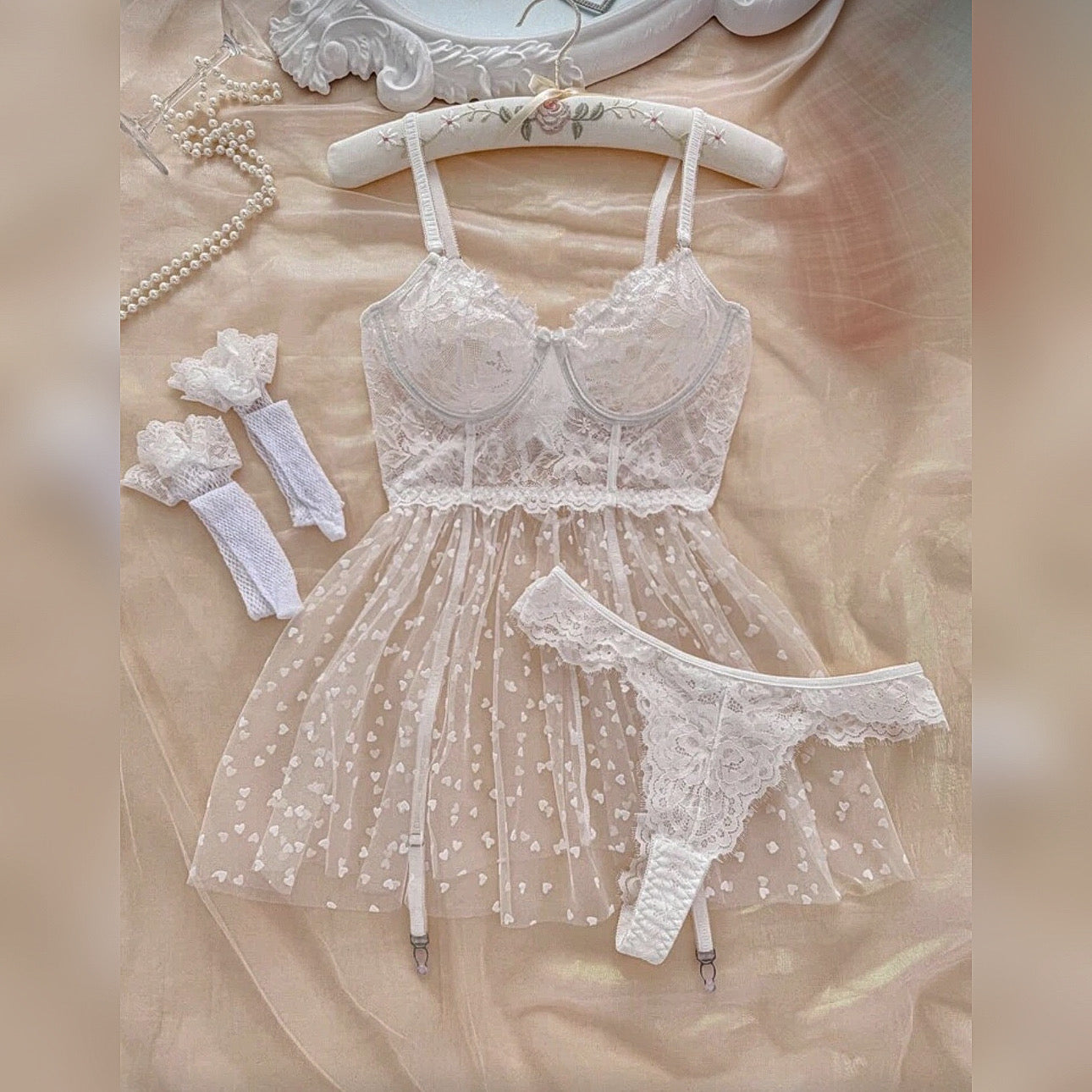 Fustan intimo "White romance"