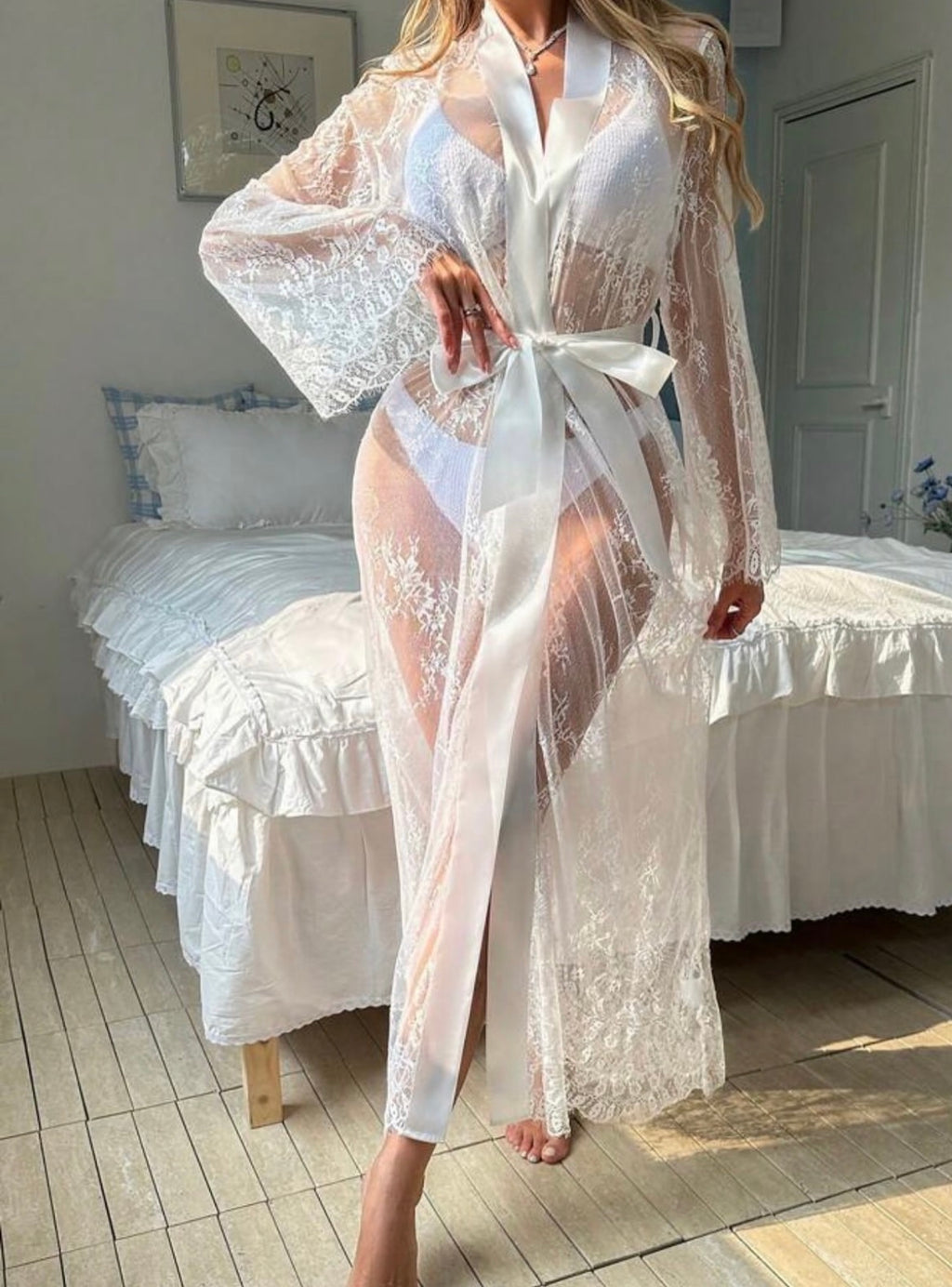 Kimono e gjatë "Silk promise "