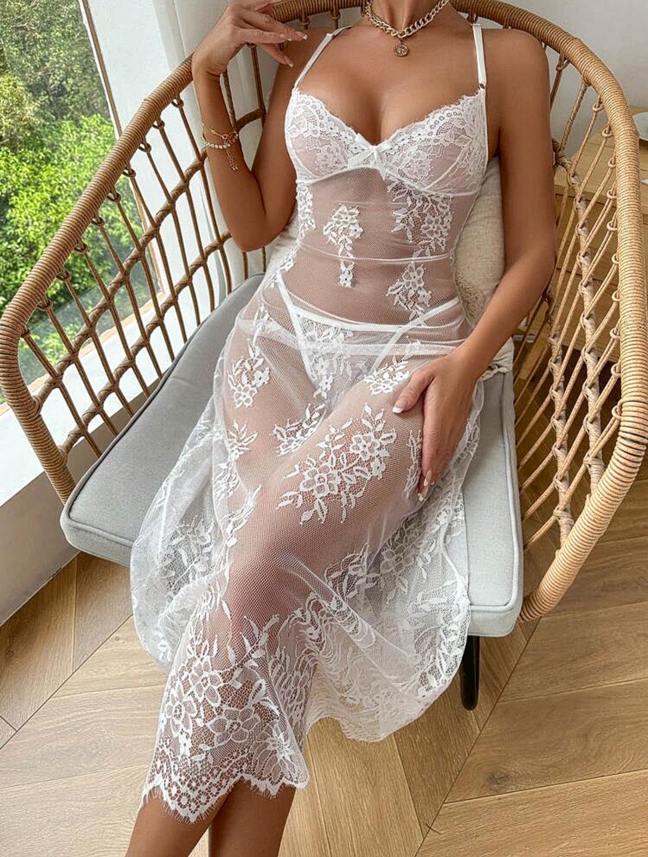 Fustan intimo"White floral"