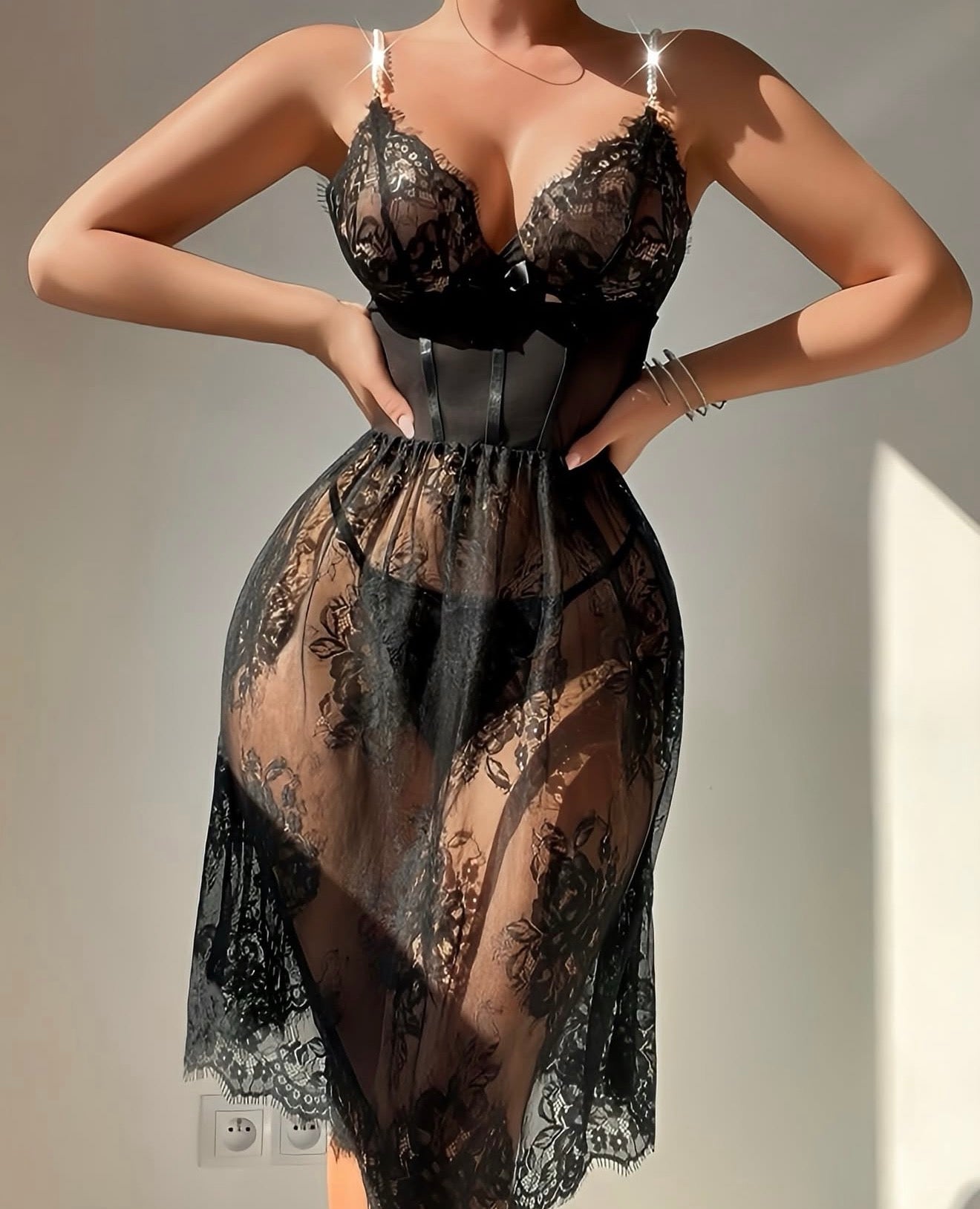 Fustan intimo"Black enigma"